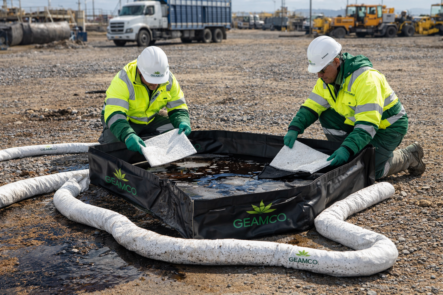 Barrera absorbente de hidrocarburos GEAMCO