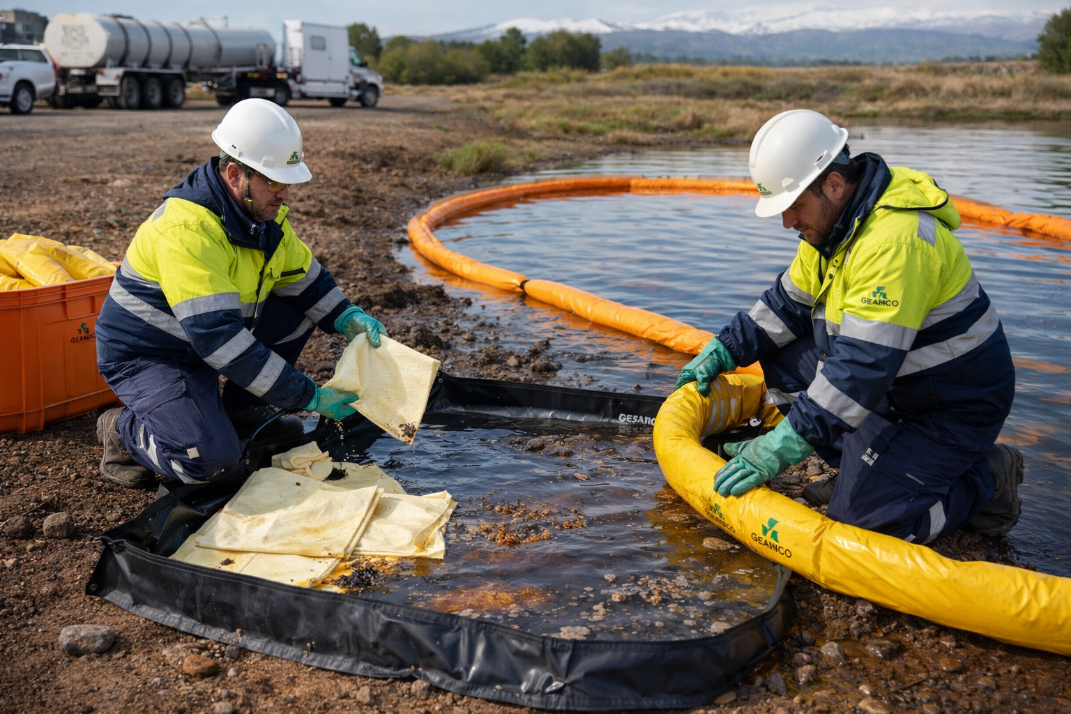 Entrenamiento de respuesta ante emergencias ambientales de GEAMCO