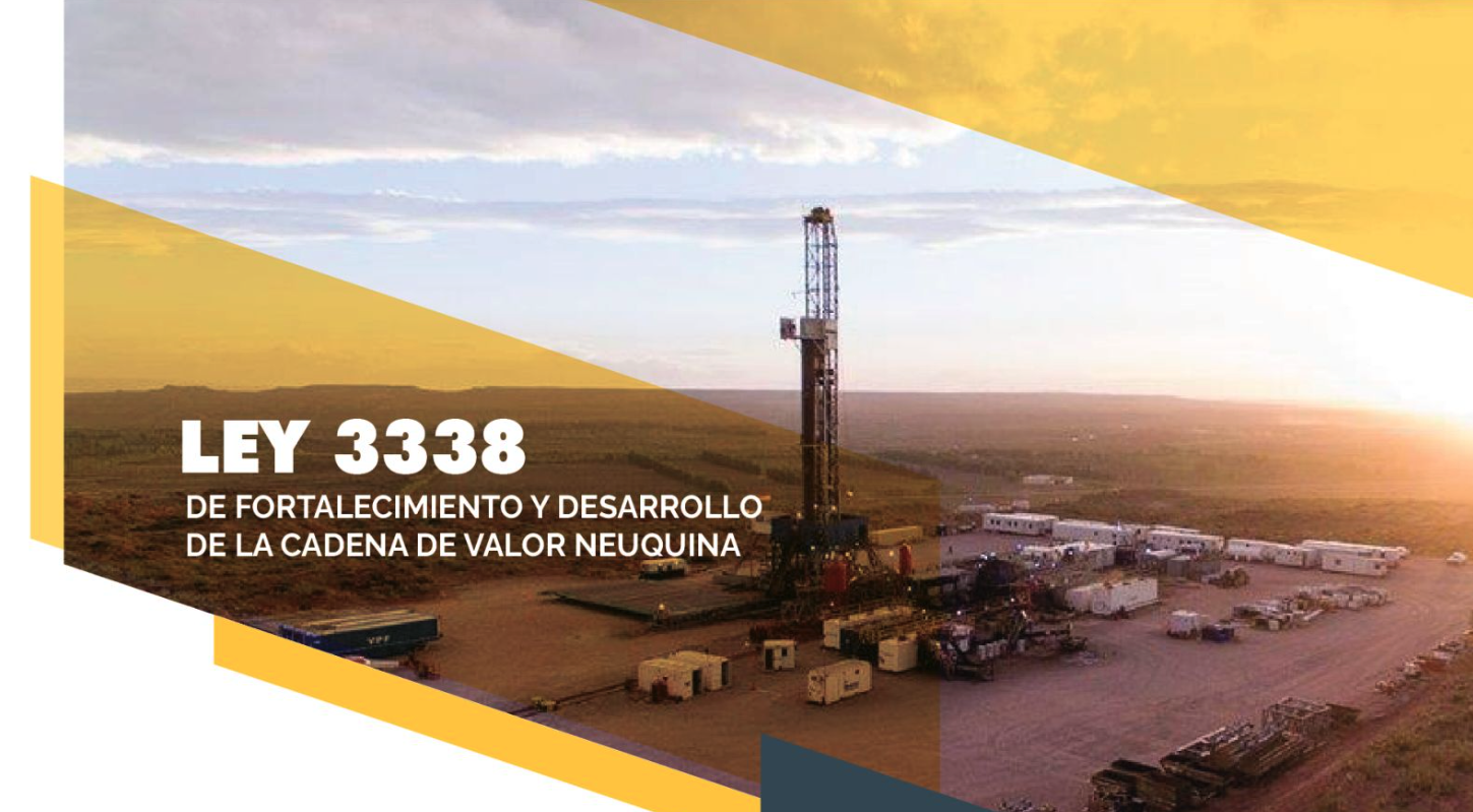 Pieza institucional vinculada a la Ley Provincial 3338